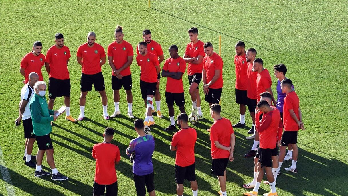 Les Lions s'entraînent à Maâmora, le mardi 6 octobre.