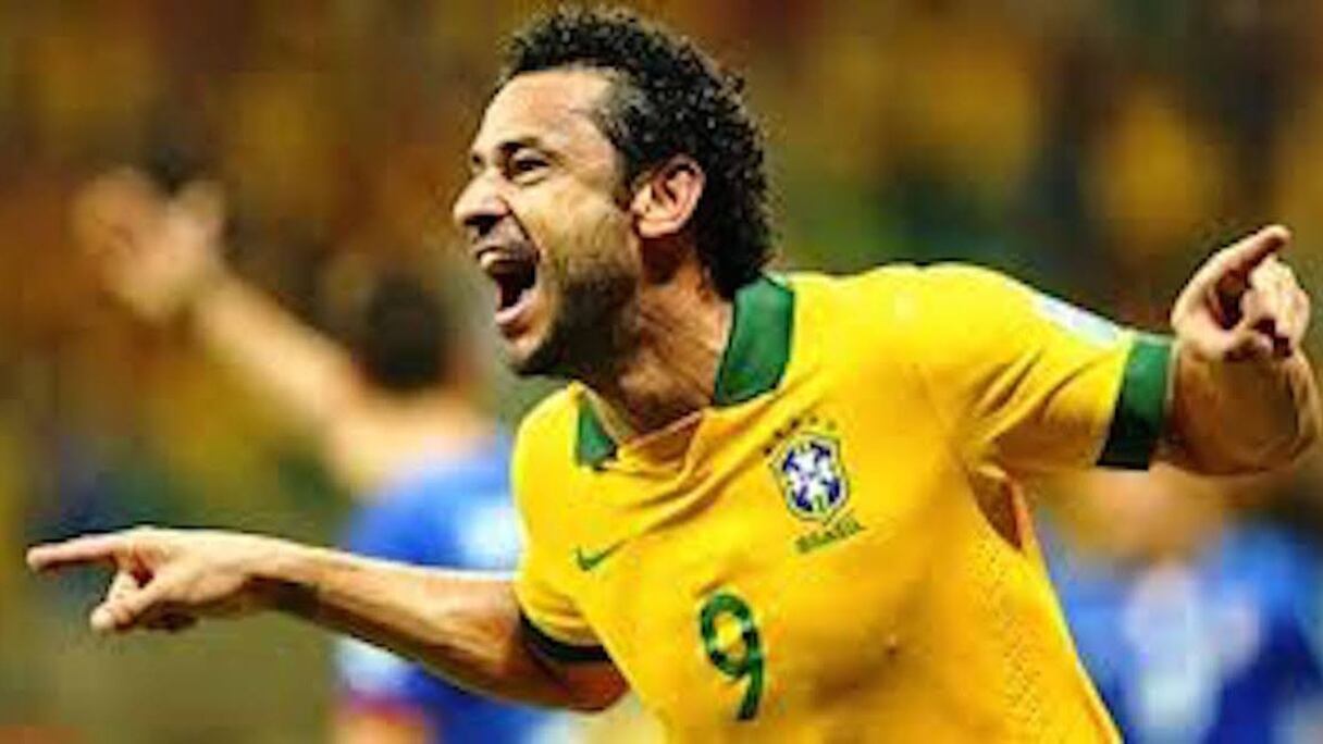 Fred, star brésilienne de foot.