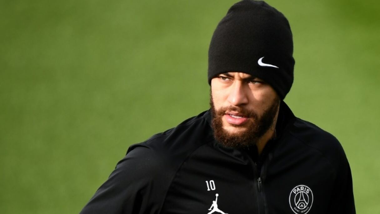 Le joueur du Paris SG, Neymar, le 3 mars 2020 à Saint-Germain-en-Laye.
