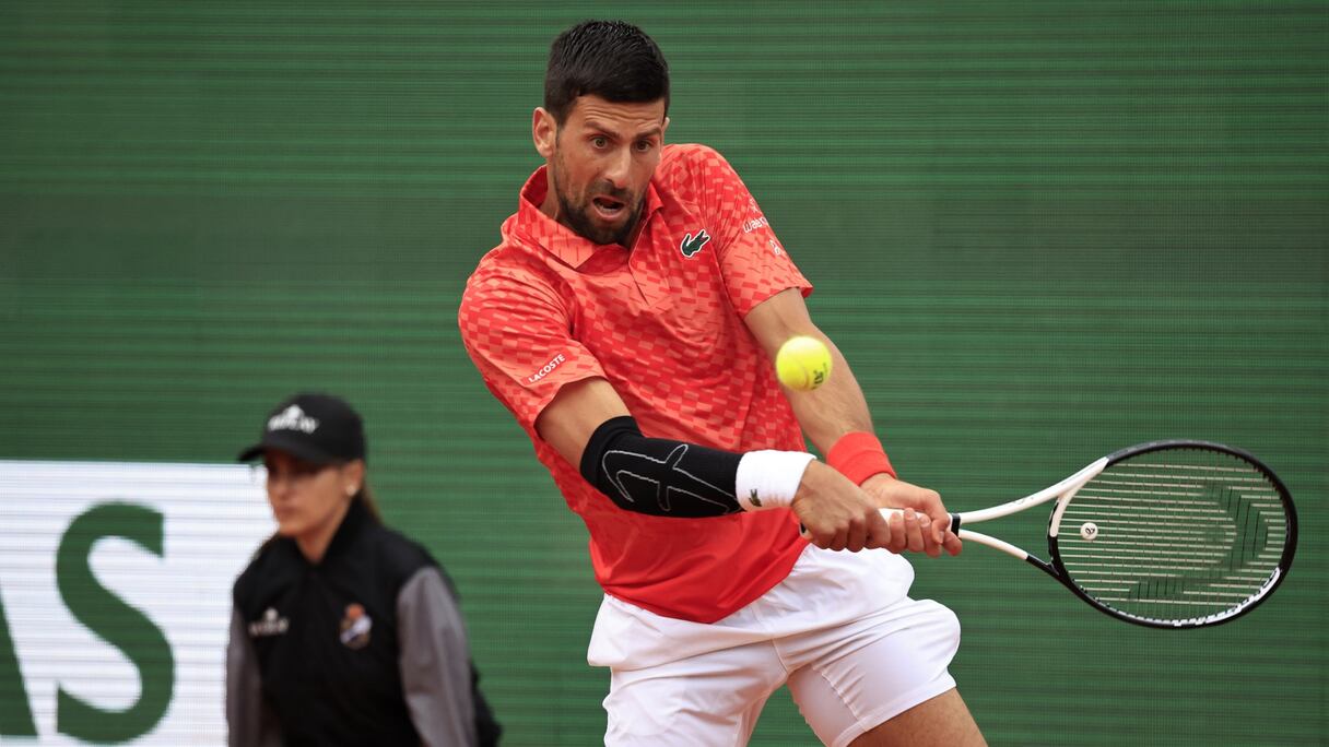 Novak Djokovic à Monte-Carlo.