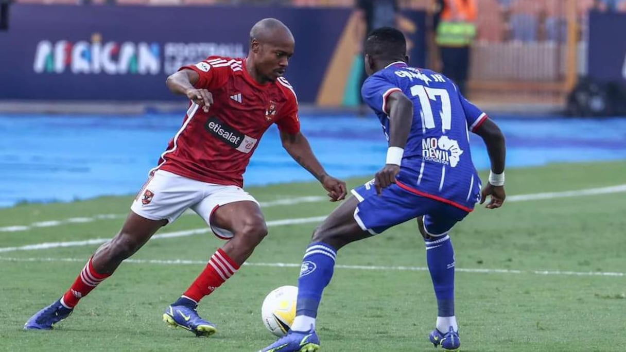 Séquence du duel Al Ahly-Simba, en quart de finale retour de l’African Super League, le 24 octobre 2023.