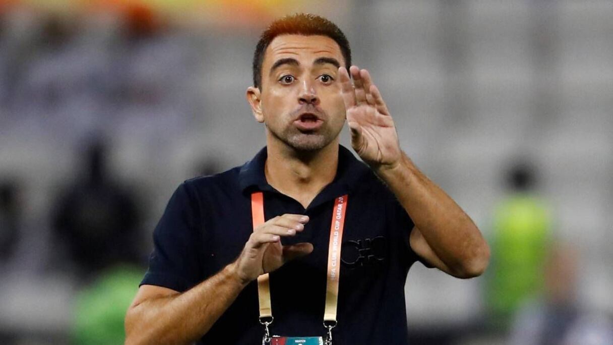 Xavi Hernandez, ancienne légende du Barça et actuel entraineur d'Al-Sadd du Qatar.