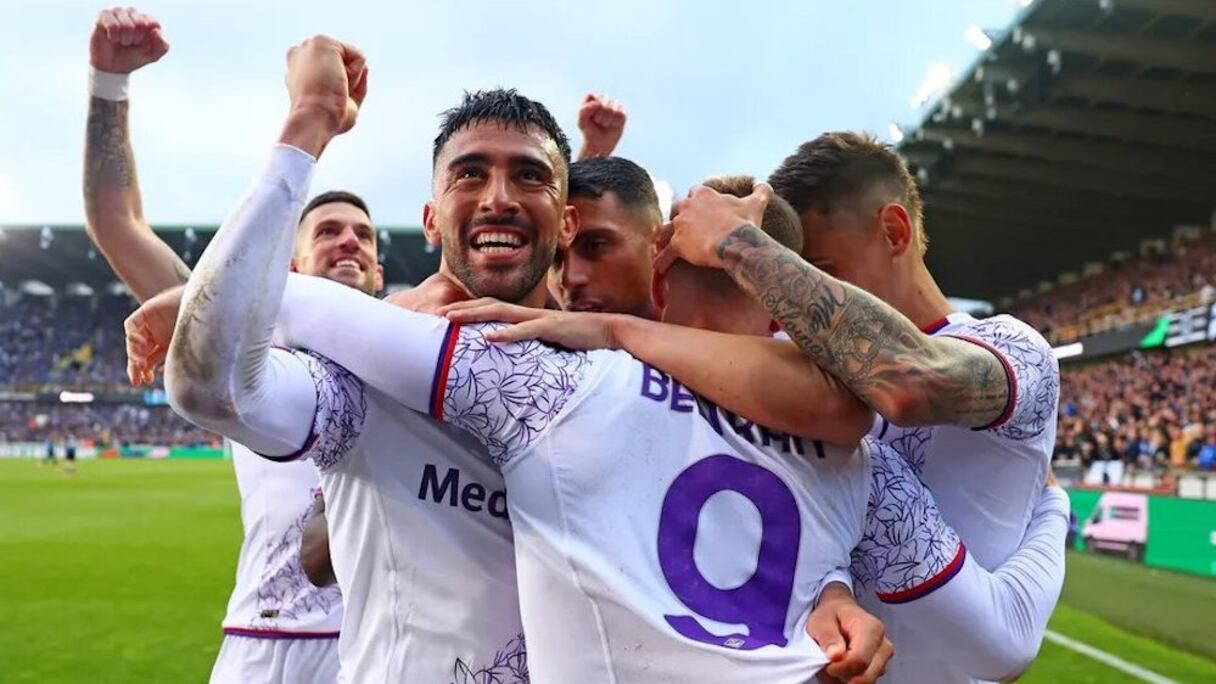 Les joueurs de la Fiorentina.