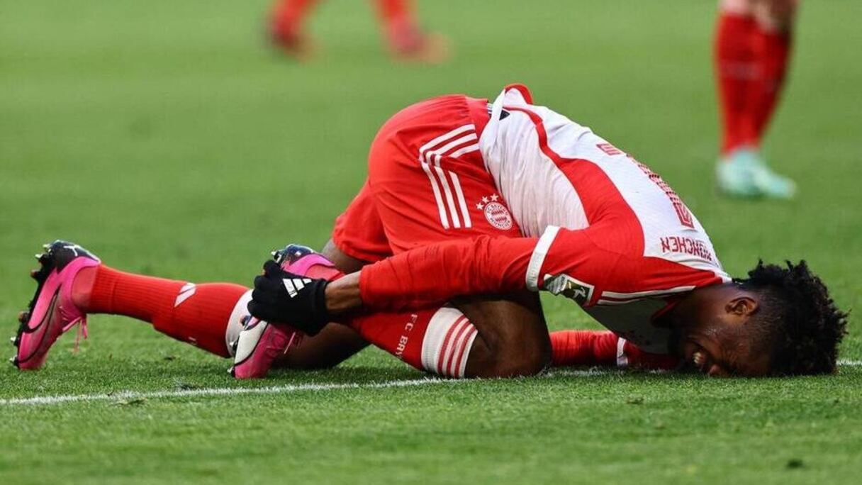 Kingsley Coman est sorti sur blessure face à Ausbourg, samedi 27 janvier 2024.