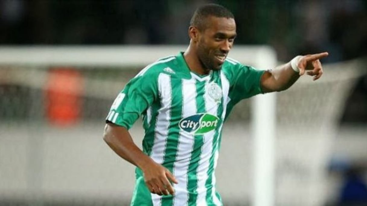 Mohcine Iajour, transféré du Wydad au Raja en 2012.