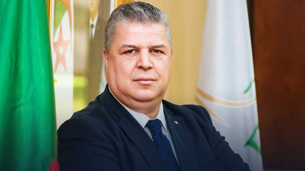 Charaf-Eddine Amara, président de la Fédération algérienne de football (FAF).