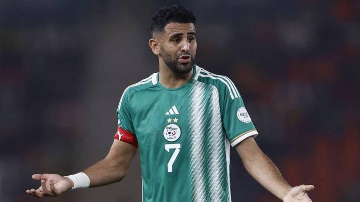 Riyad Mahrez, international algérien.