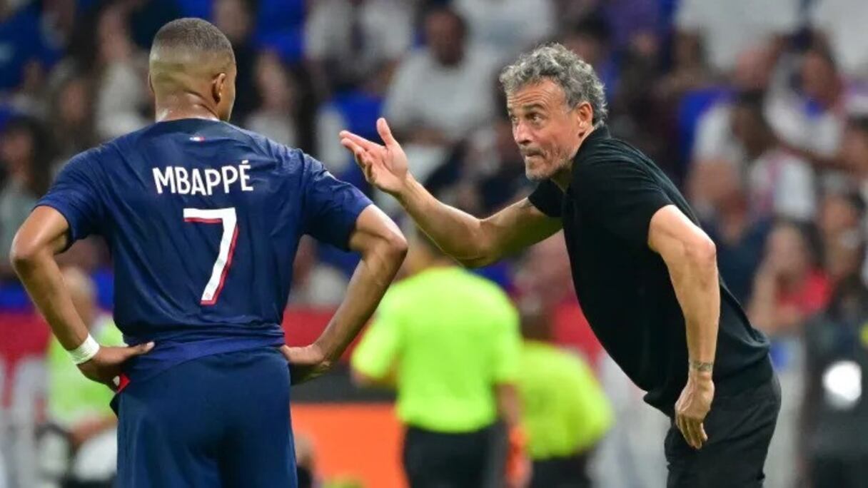 Kylian Mbappé et Luis Enrique
