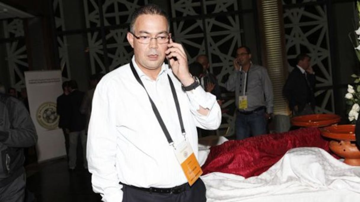 Fouzi Lekjaâ, président de la Fédération royale marocaine de Football