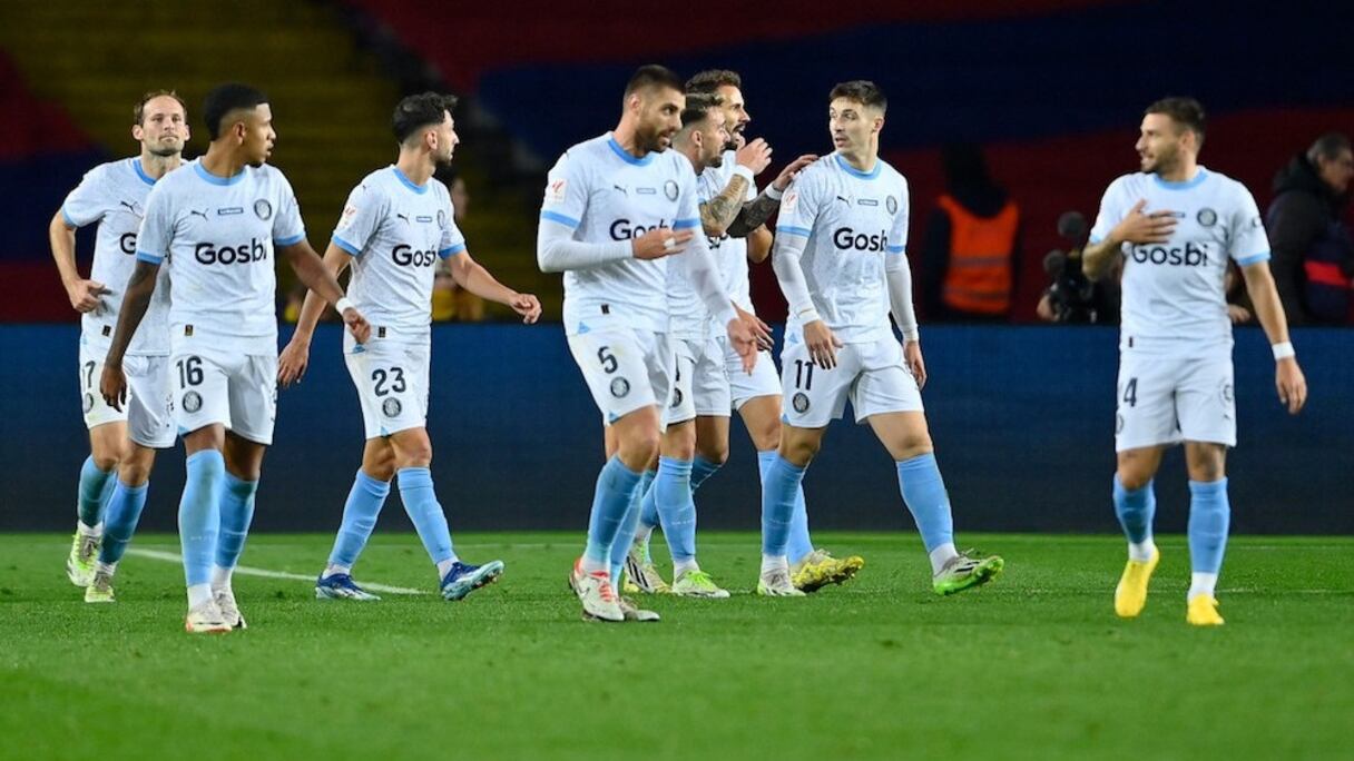 Les joueurs de Gérone.