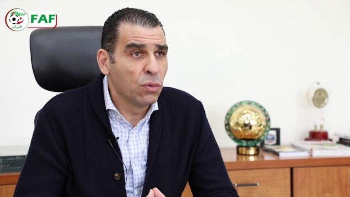Khaireddine Zetchi, président de la Fédération algérienne de football.