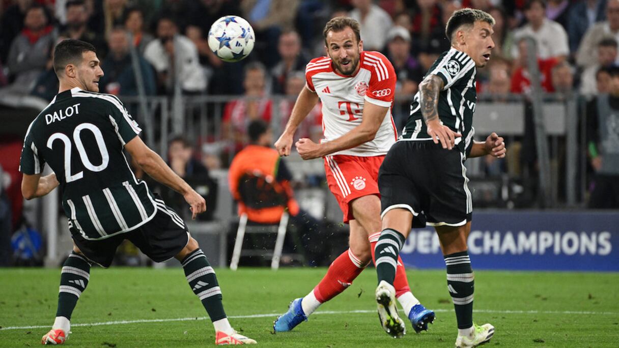 Duel Manchester United-Bayern Munich.