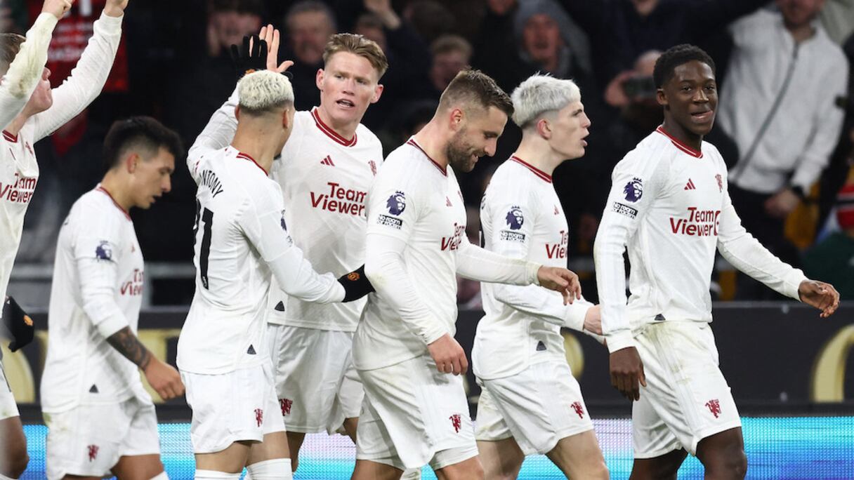 Les joueurs de Manchester United.