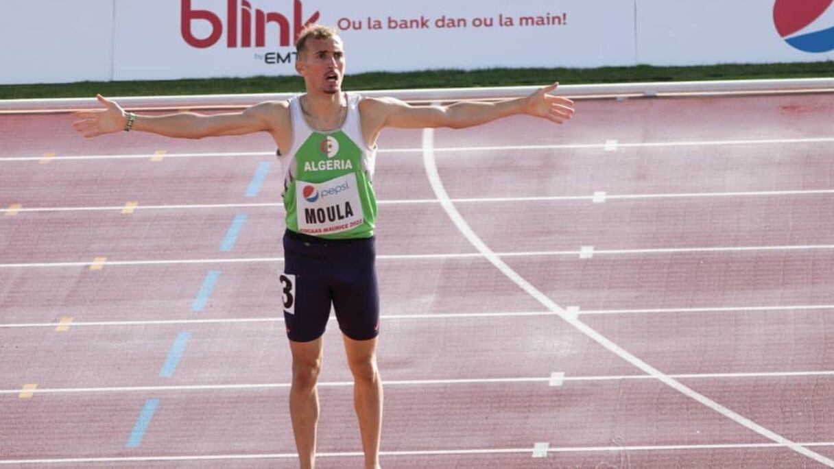 L’athlète algérien Slimane Moula.