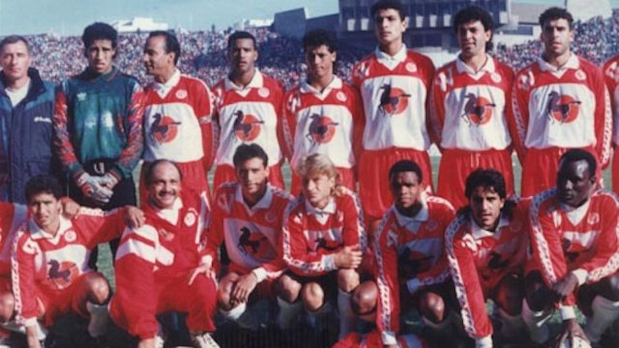 L'équipe du Wydad en 1992.