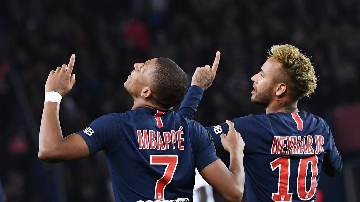 Neymar et Mbappé.