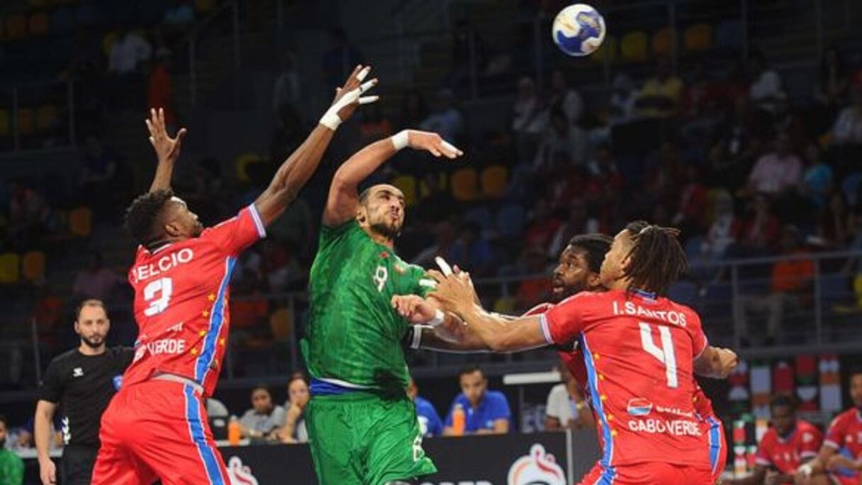 Maroc-Cap Vert, demi-finale de la CAN de handball 2022.