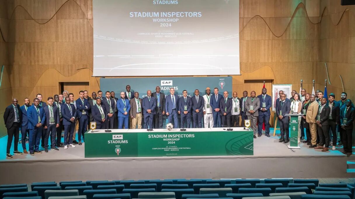 L’atelier des Inspecteurs de Stades de la CAF à Rabat
