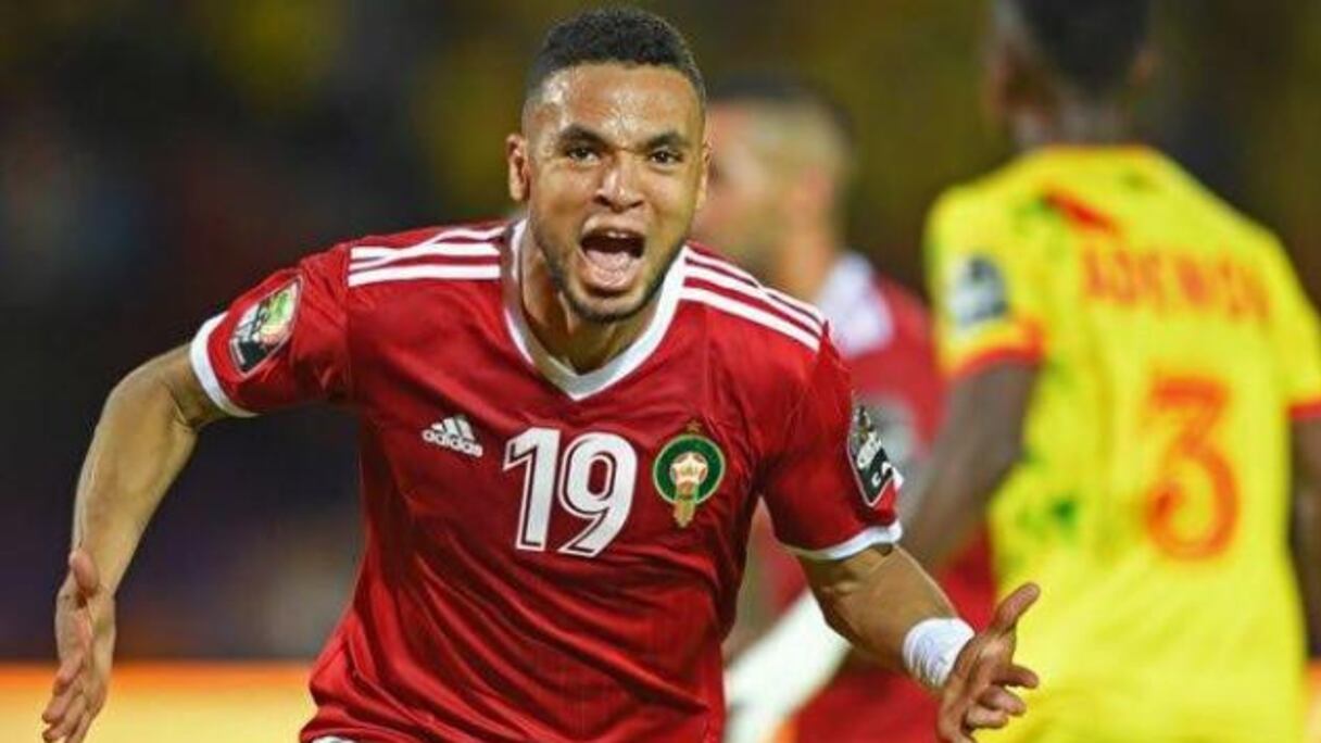 Youssef En-Nesyri, international marocain du Séville FC.