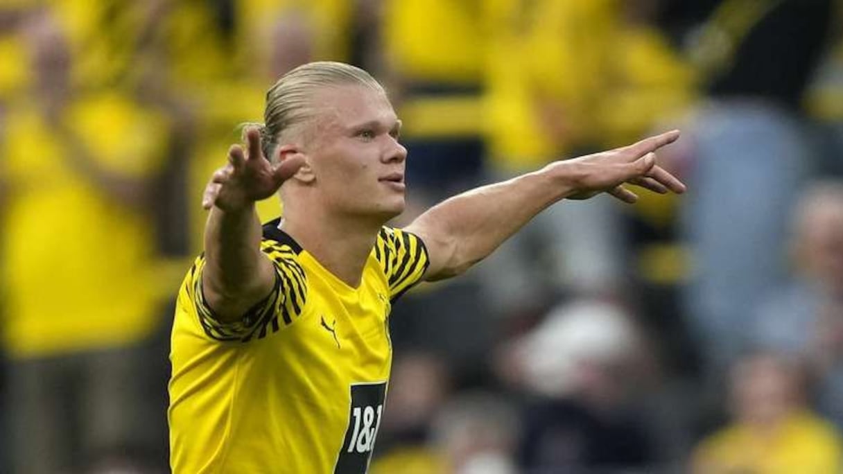 Erling Haaland, l'attaquant fétiche du Borussia Dortmund.