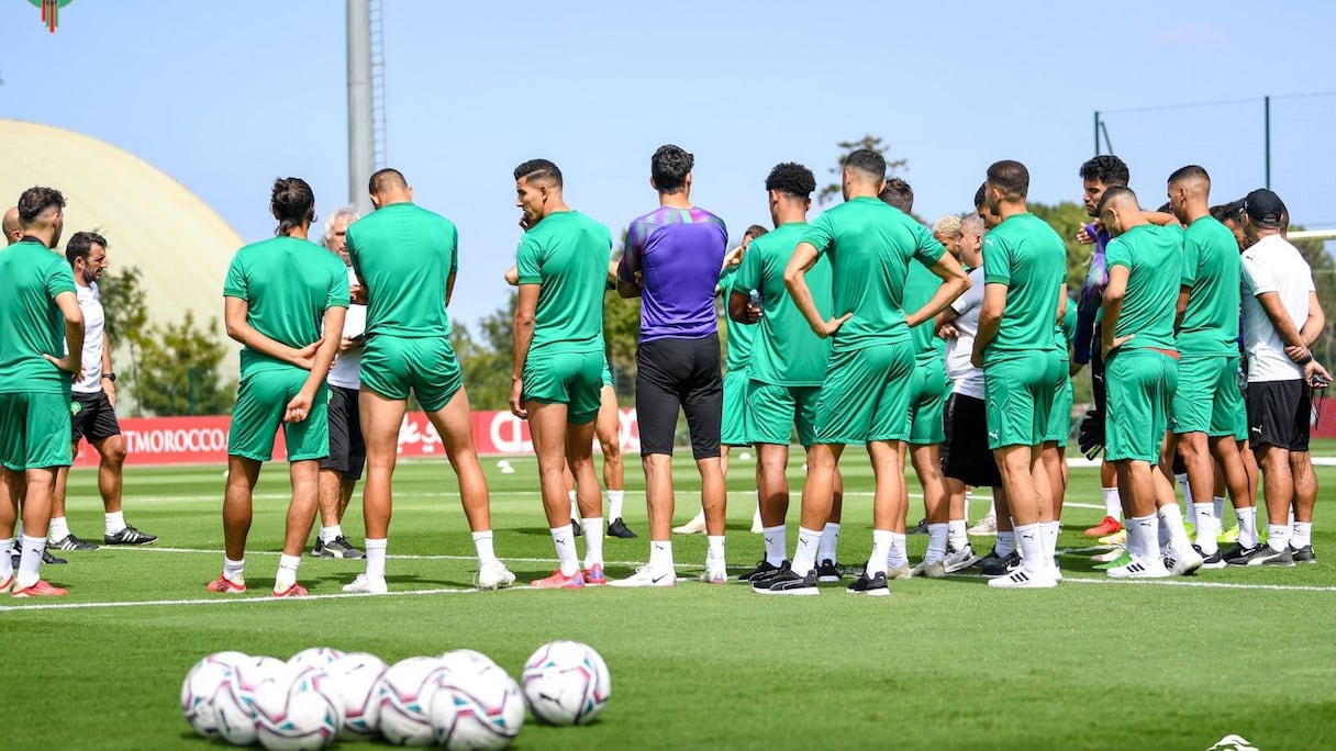 Le onze de départ des Lions de l'Atlas face au Soudan, 2 septembre 2021.