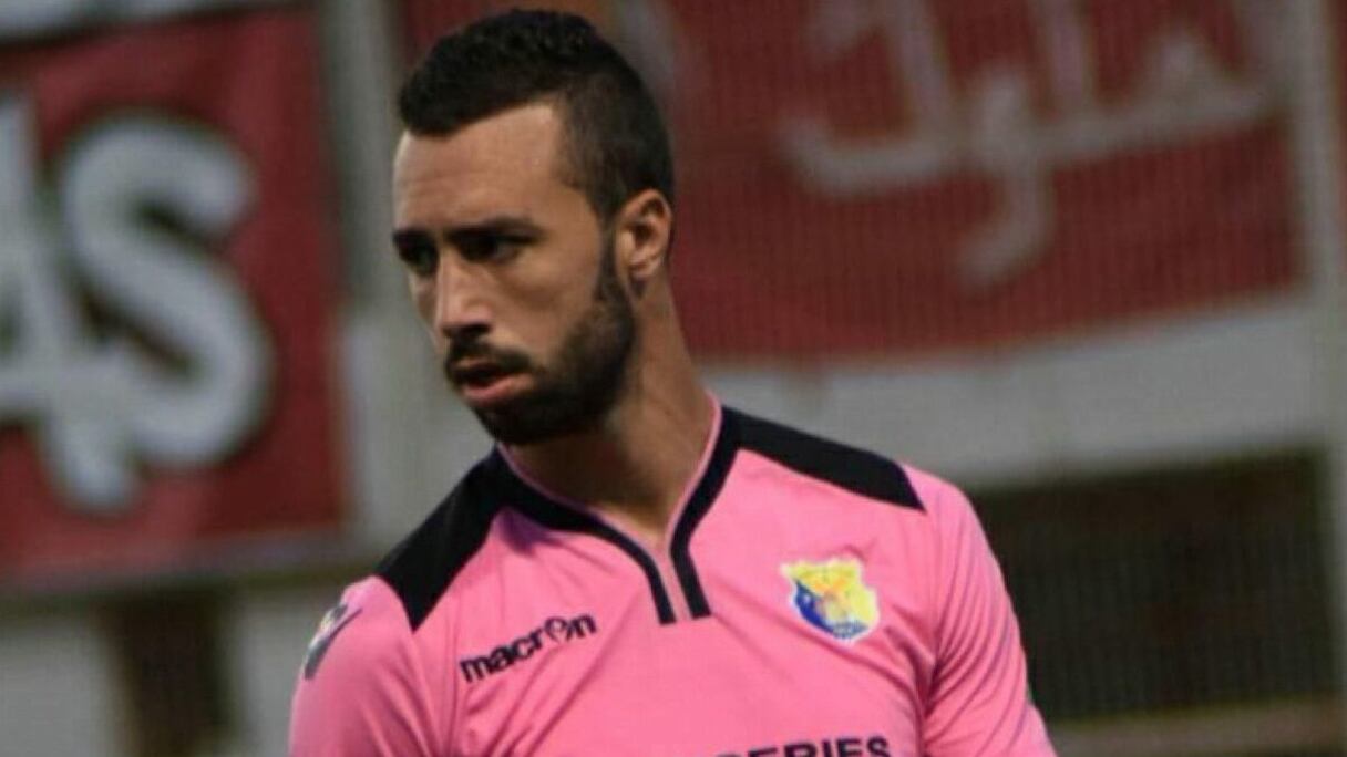 Toufik Moussaoui, gardien de but algérien de l'Olympique de Khouribga.