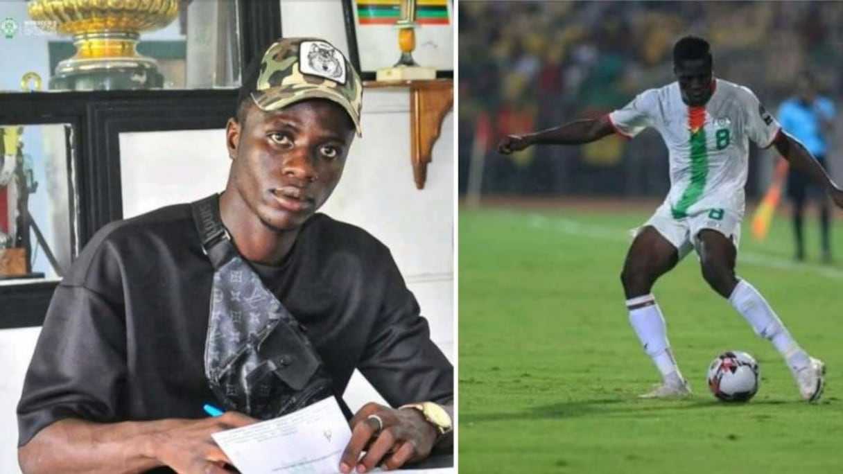 Sami Hien, l'international burkinabé du Raja de Casablanca.