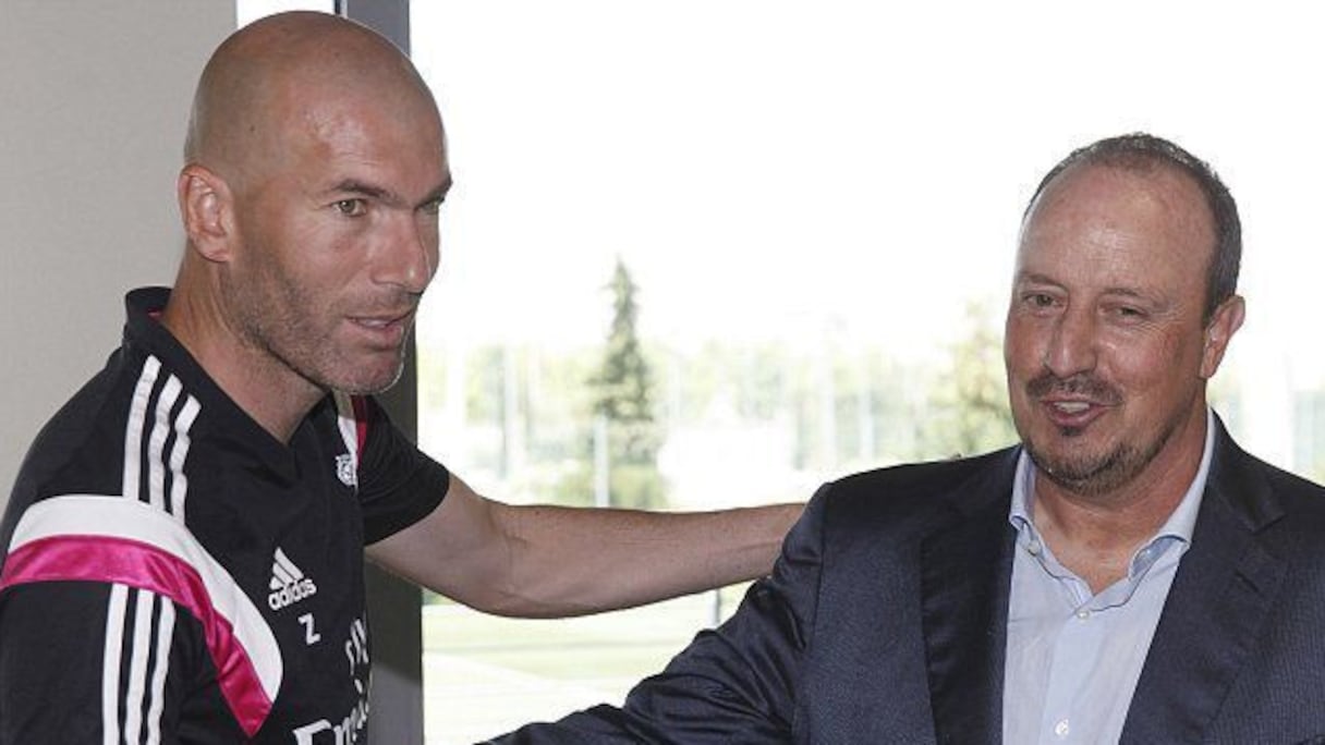Zinedine Zidane pourrait remplacer rapidement Rafael Benitez à la tête du Real Madrid.