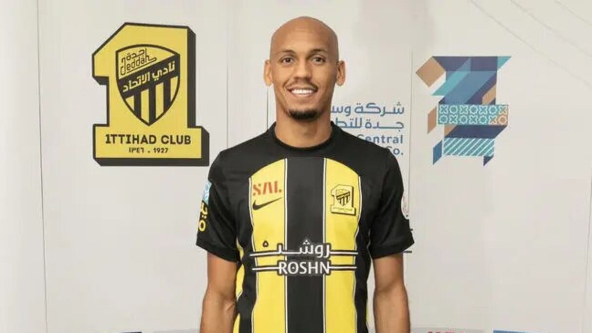 Le milieu brésilien Fabinho sous les couleurs d'Al-Ittihad.