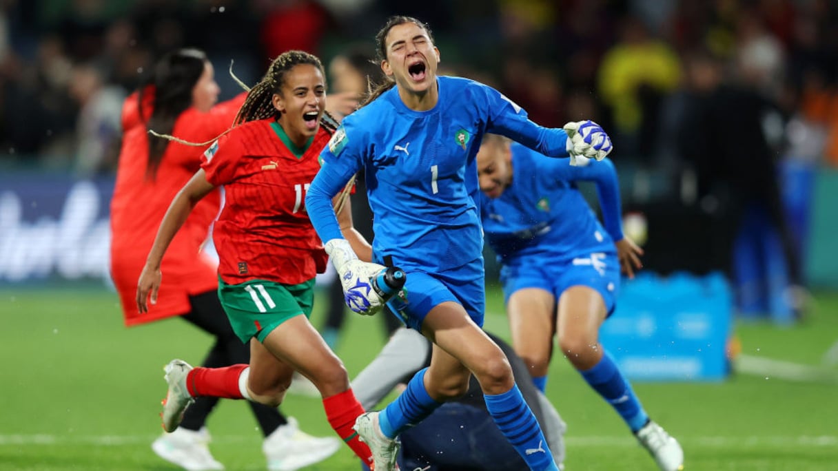 La joie des Lionnes de l'Atlas après la qualification pour les huitièmes de finales de la Coupe du monde.