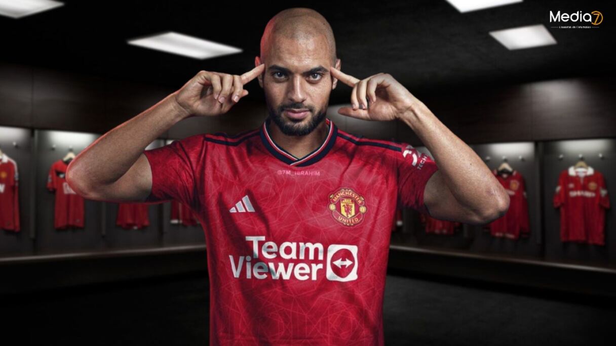 Le Lion de l'Atlas Sofyan Amrabat est désormais au prestigieux Manchester United.