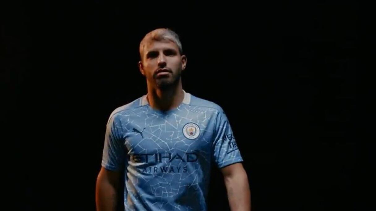 Le nouveau maillot de Manchester City pour la saison 2020-2021.