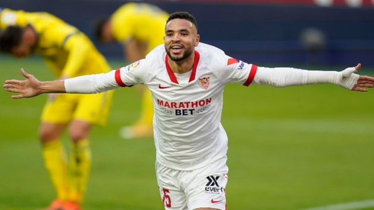 Youssef En-Nesyri, international marocain de Séville FC.