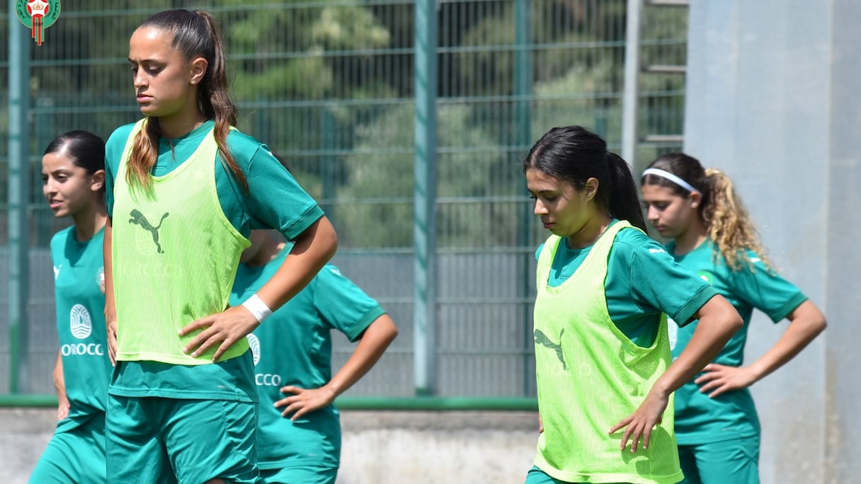 Les Lioncelles de l'Atlas à l'entrainement