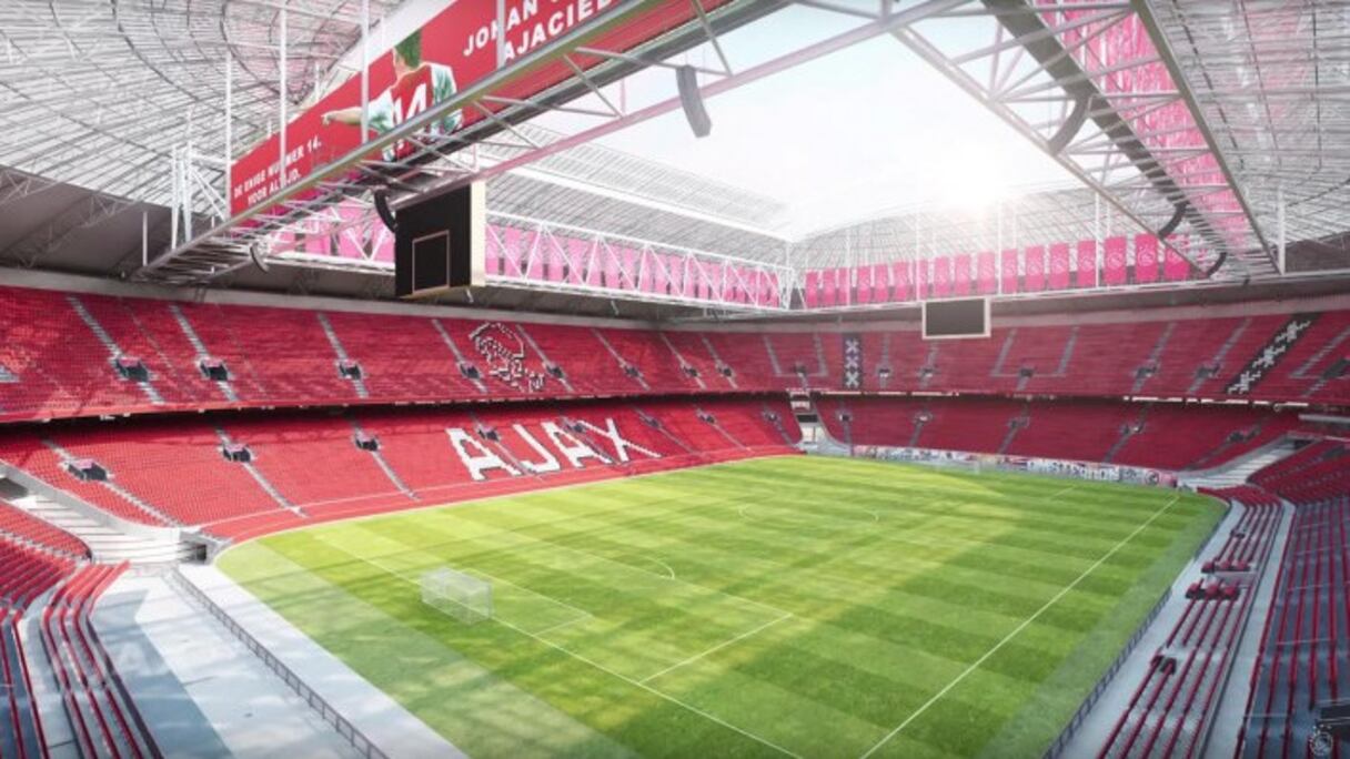 Le stade de l'Ajax Amsterdam.