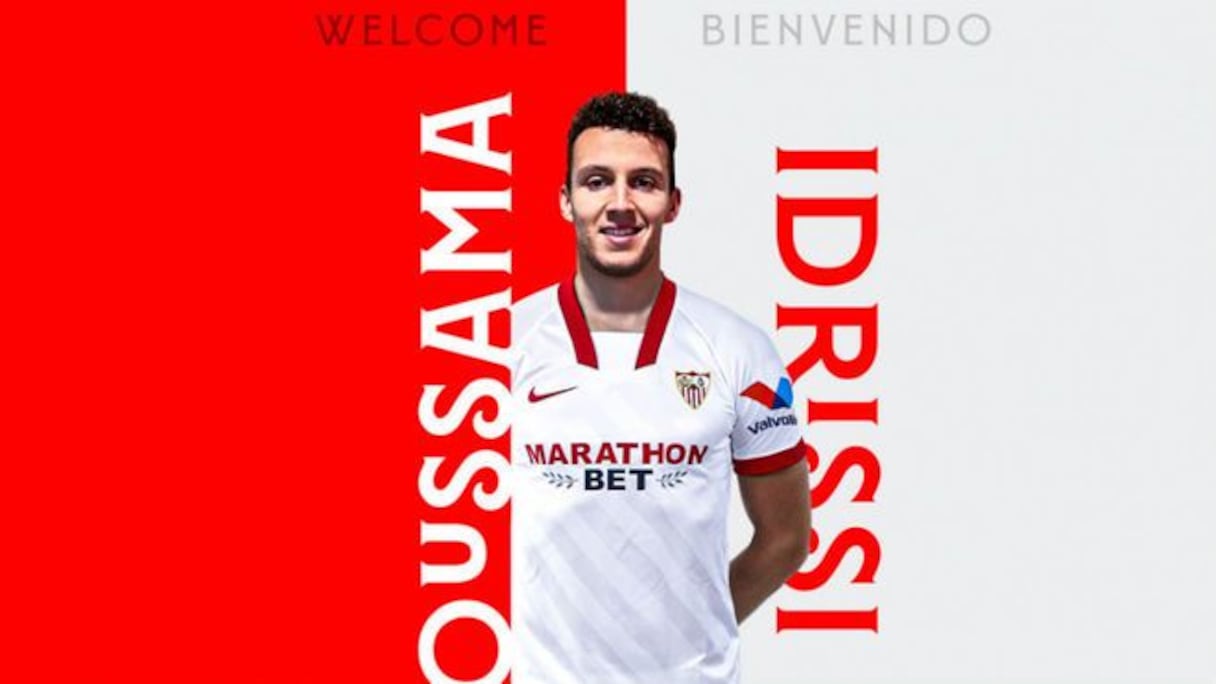 Oussama Idrissi arrive à Séville.