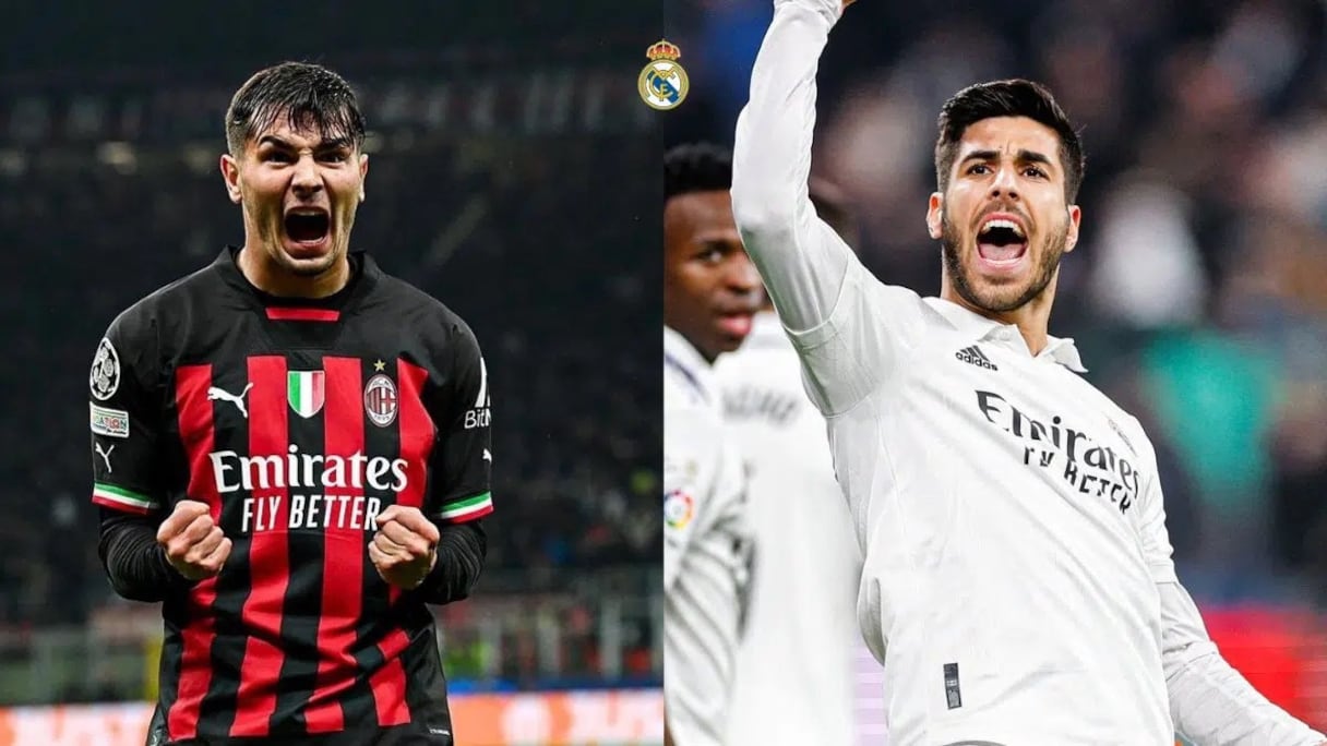 Brahim Diaz et Marco Asensio.
