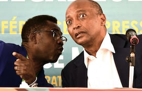 Patrice Motsepe et Véron Mosengo-Omba.