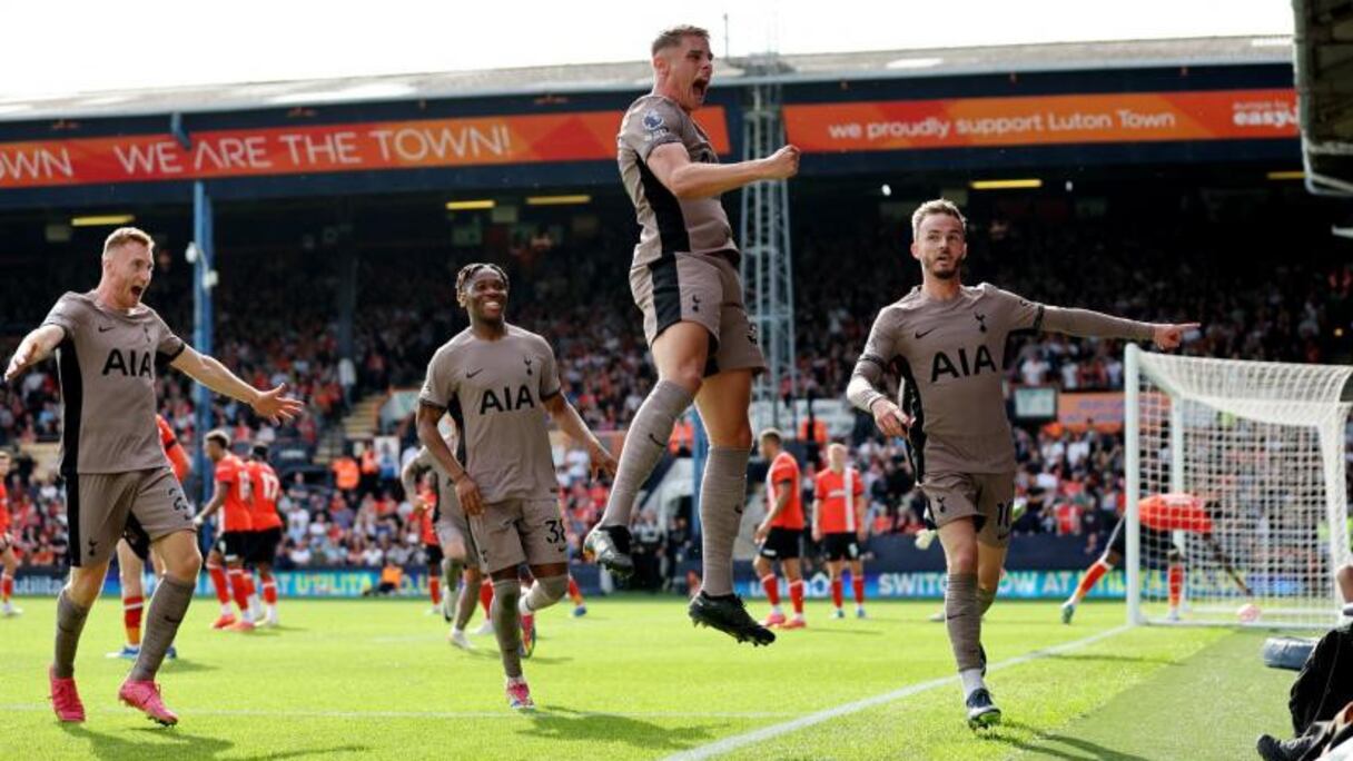 Les joueurs de Tottenham.