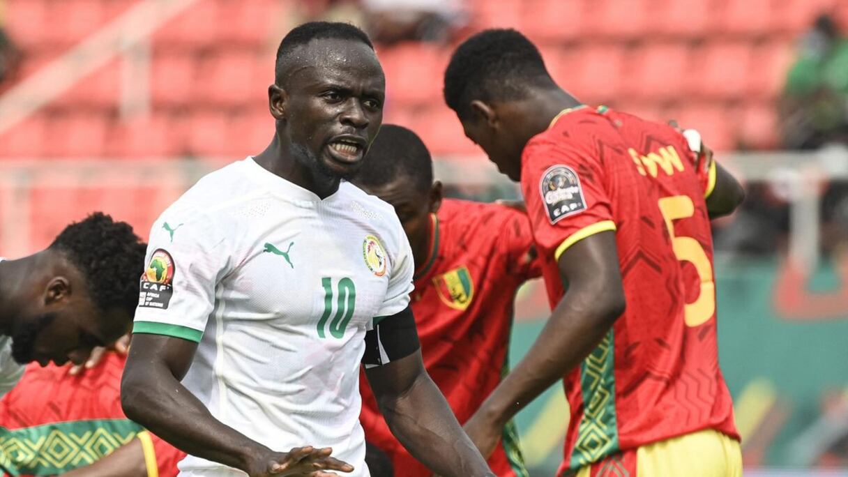 Sadio Mané et le Sénégal ont buté contre une coriace Guinée.