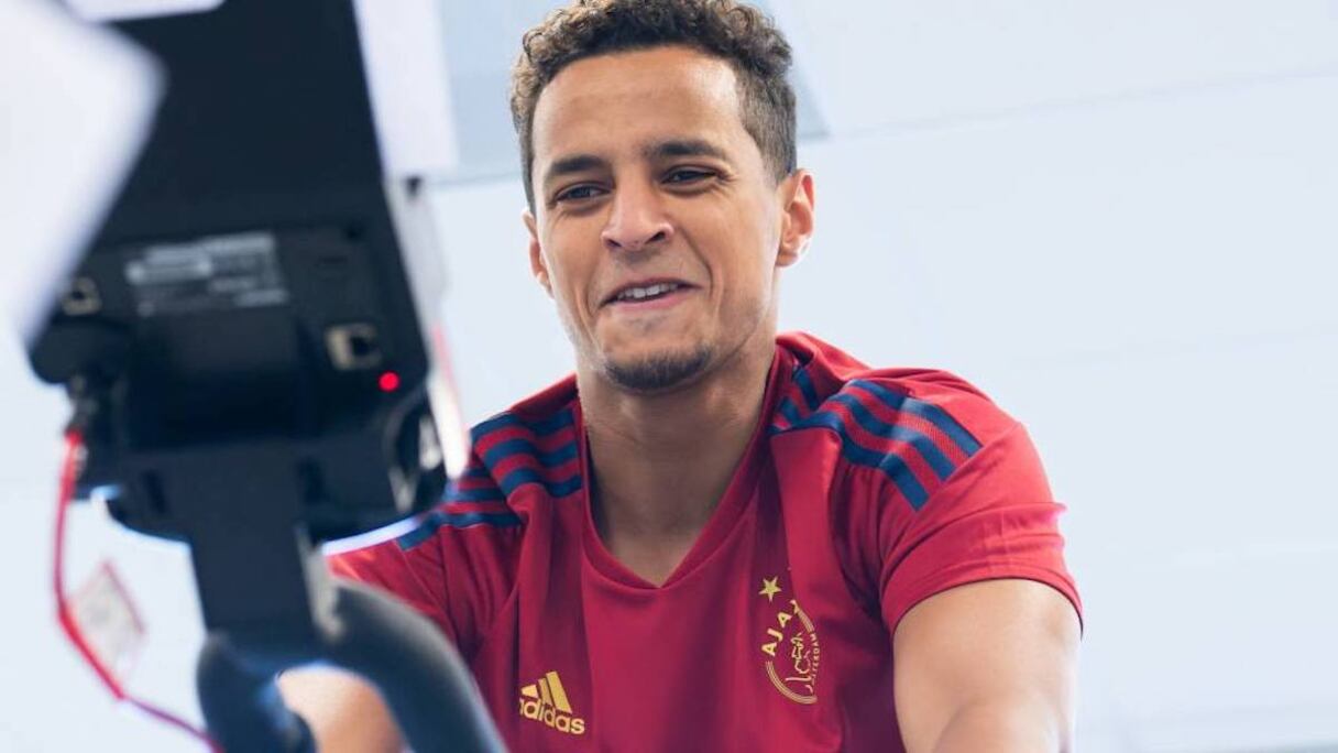 Mohamed Ihattaren, jeune milieu offensif néerlando-marocain de l'Ajax Amsterdam.
