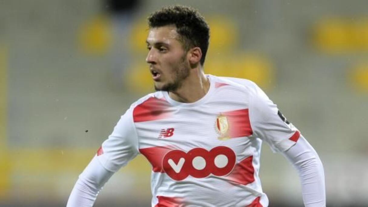 Selim Amallah sous les couleurs du Standard de Liège.