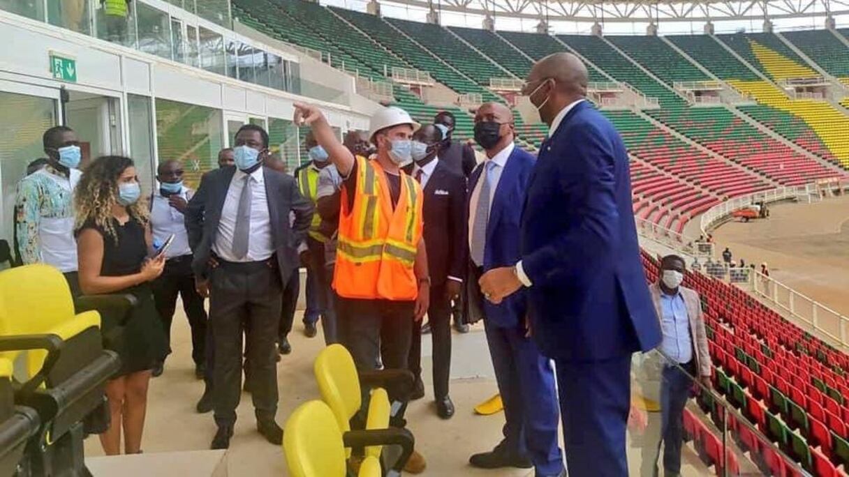 Gianni Infantino et Patrice Motsepe.