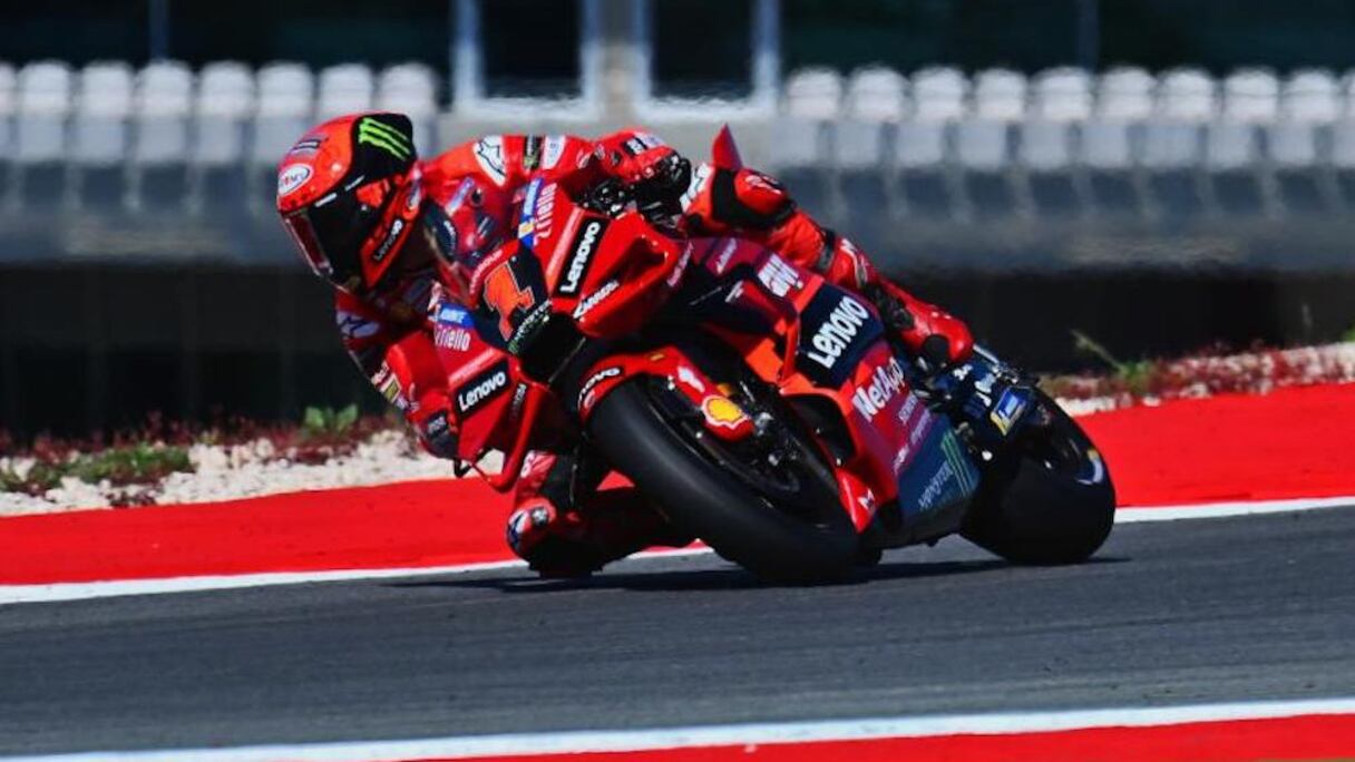 Francesco Bagnaia, pilote de vitesse moto italien.
