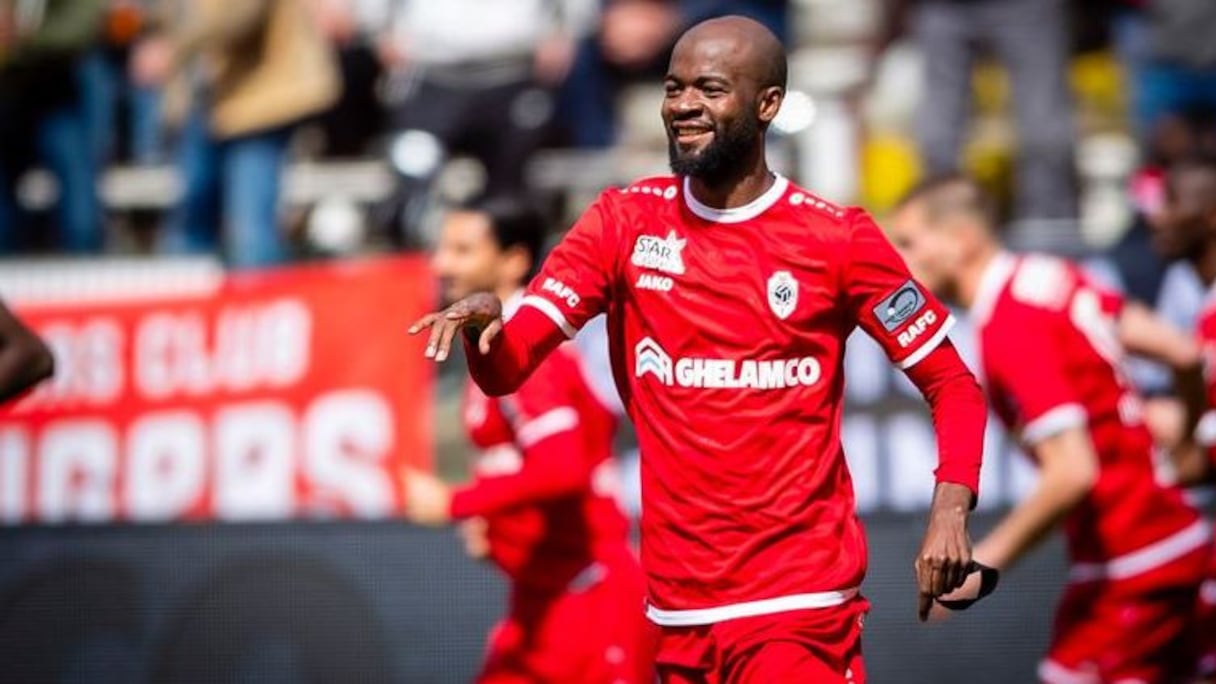 Didier Lamkel Zé, l'attaquant camerounais du Wydad de Casablanca.