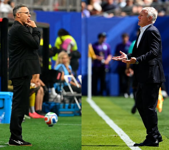 Mohamed Ouahbi et Didier Deschamps