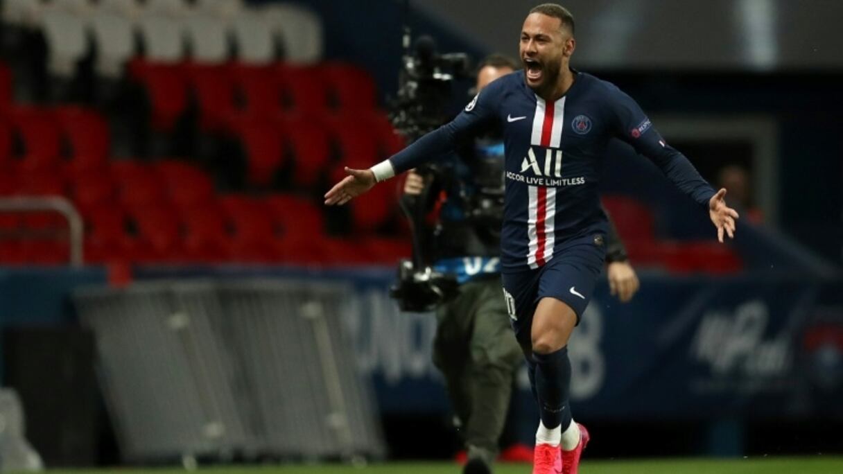L'attaquant brésilien du Paris-SG, Neymar, buteur lors du 8e de finale retour de la Ligue des champions face à Dortmund, au Parc des Princes, le 11 mars 2020