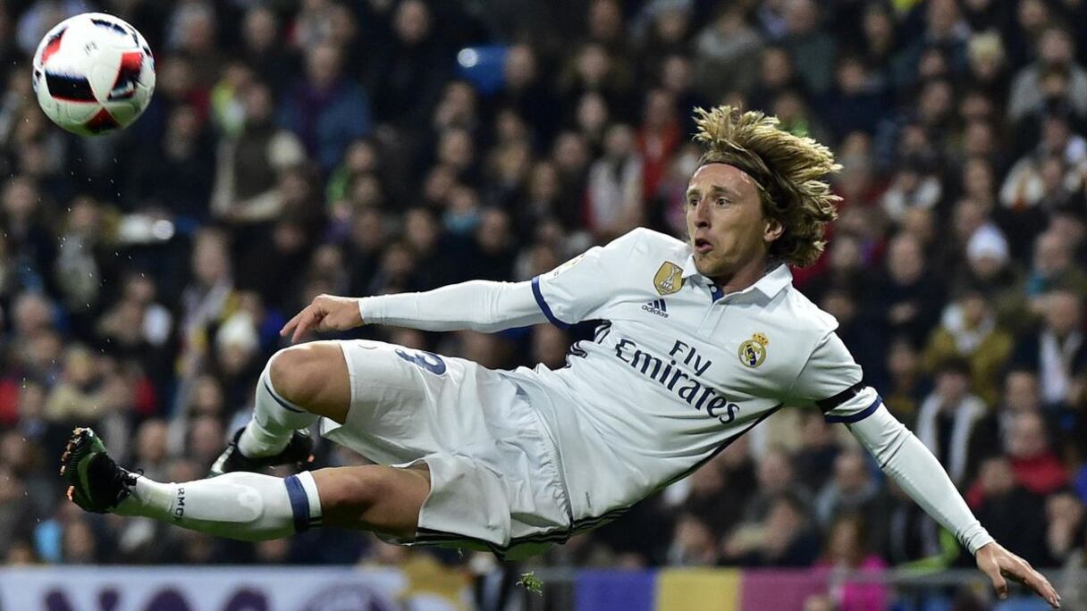 Luka Modric avec le Real Madrid.