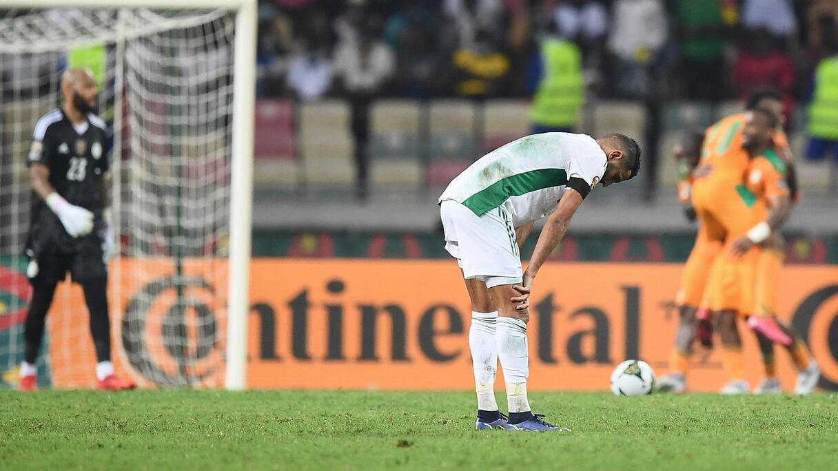 Riyad Mahrez et l'Algérie ont sombré contre la Côte d'Ivoire, ce jeudi 20 janvier.
