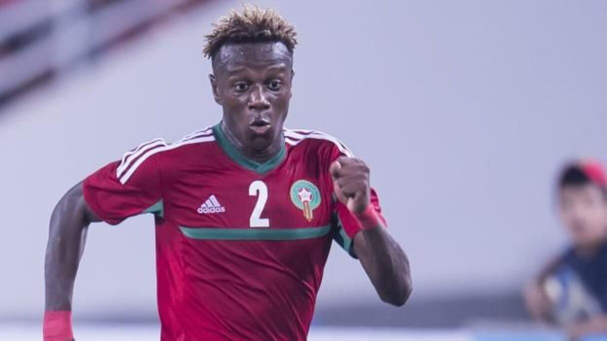 Hamza Mendyl, défenseur des Lions de l'Atlas.